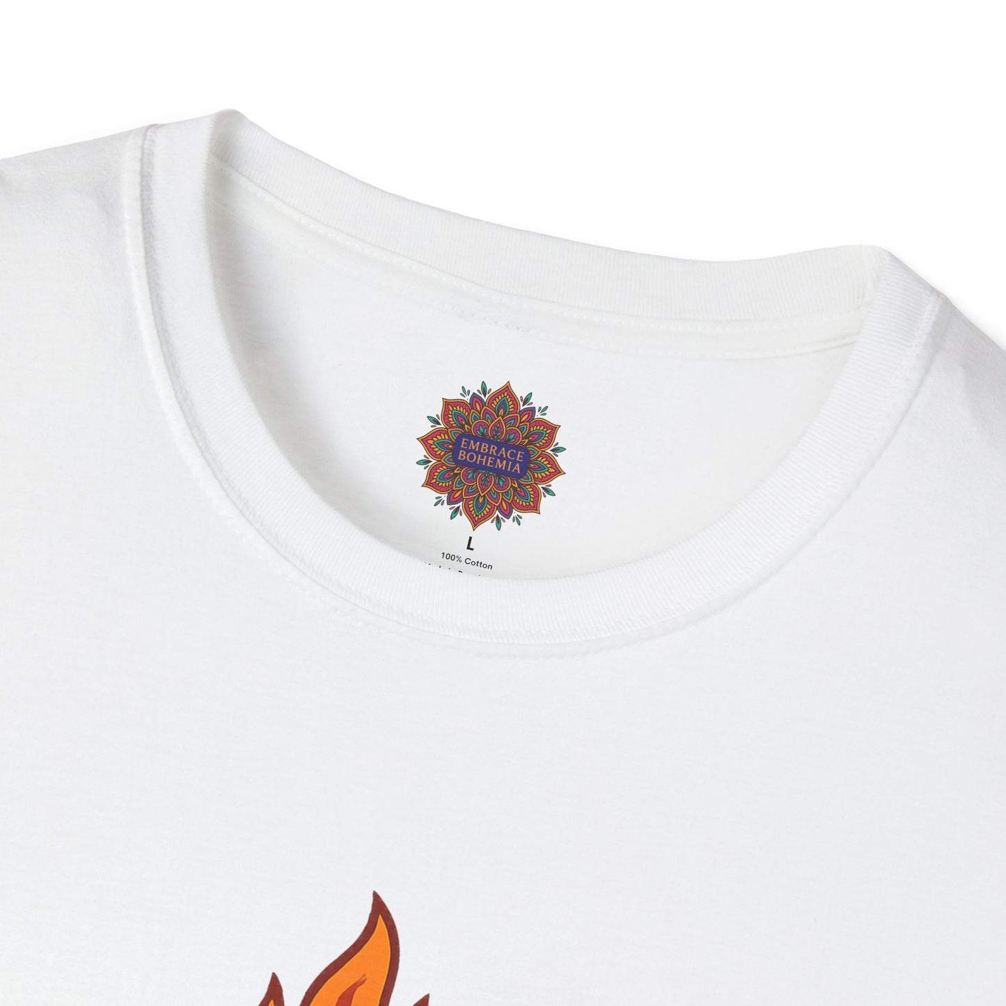 🔥🌊 Elemental Balance Unisex Tee – Fire & Flow Edition