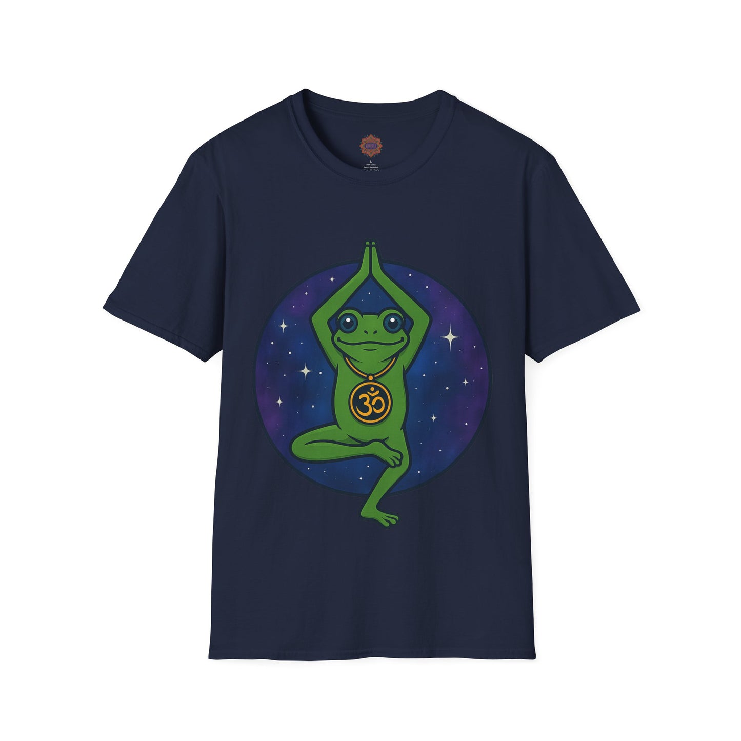 🧘‍♂️ Zen Balance Frog Unisex Tee – Cosmic Flow Edition