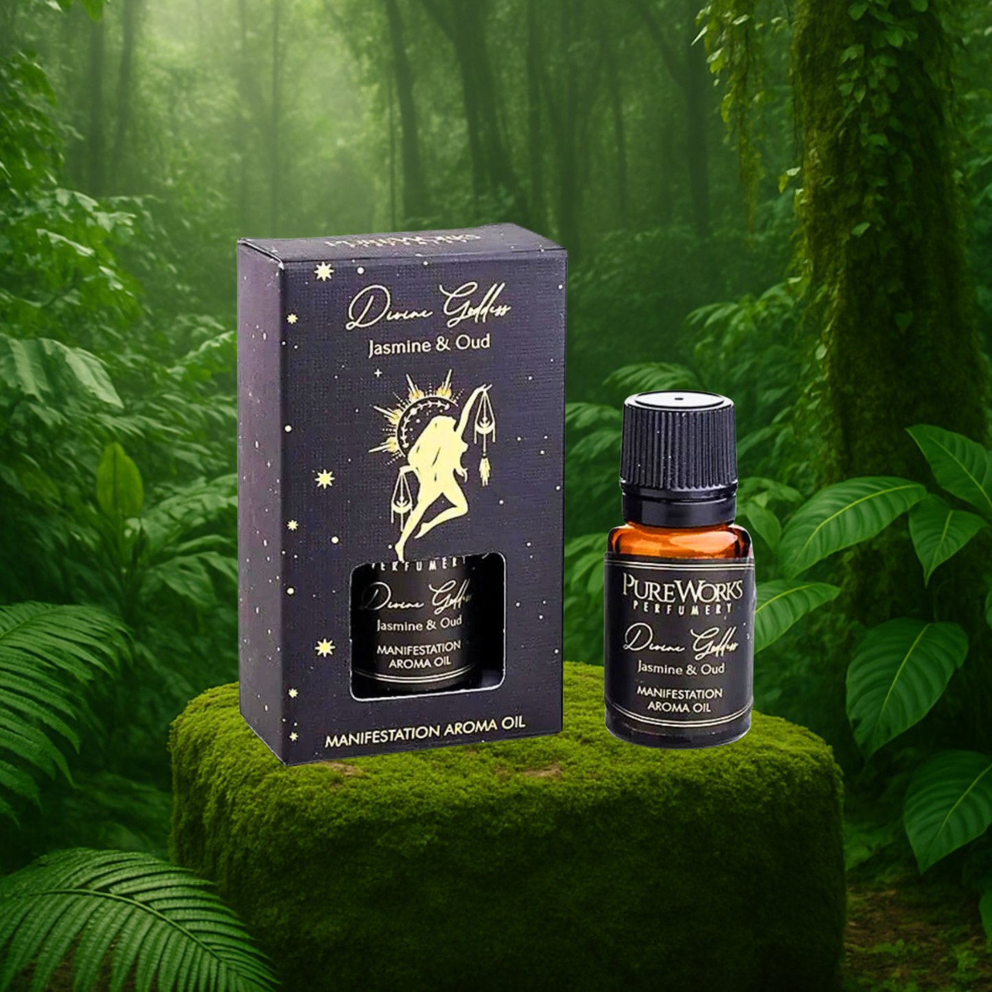 Aryya Bamboo Diffuser + 6 Esoteric Essential Oil Blends Bundle