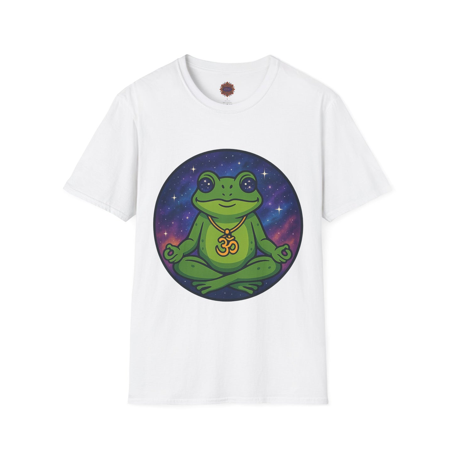 🧘‍♂️Enlightened Frog Unisex Tee – Cosmic Serenity Edition