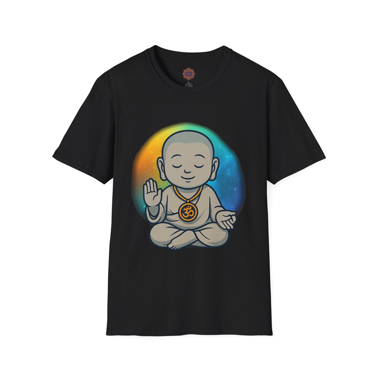 🕉️ Peaceful Monk Unisex Tee – Aura of Calm Edition