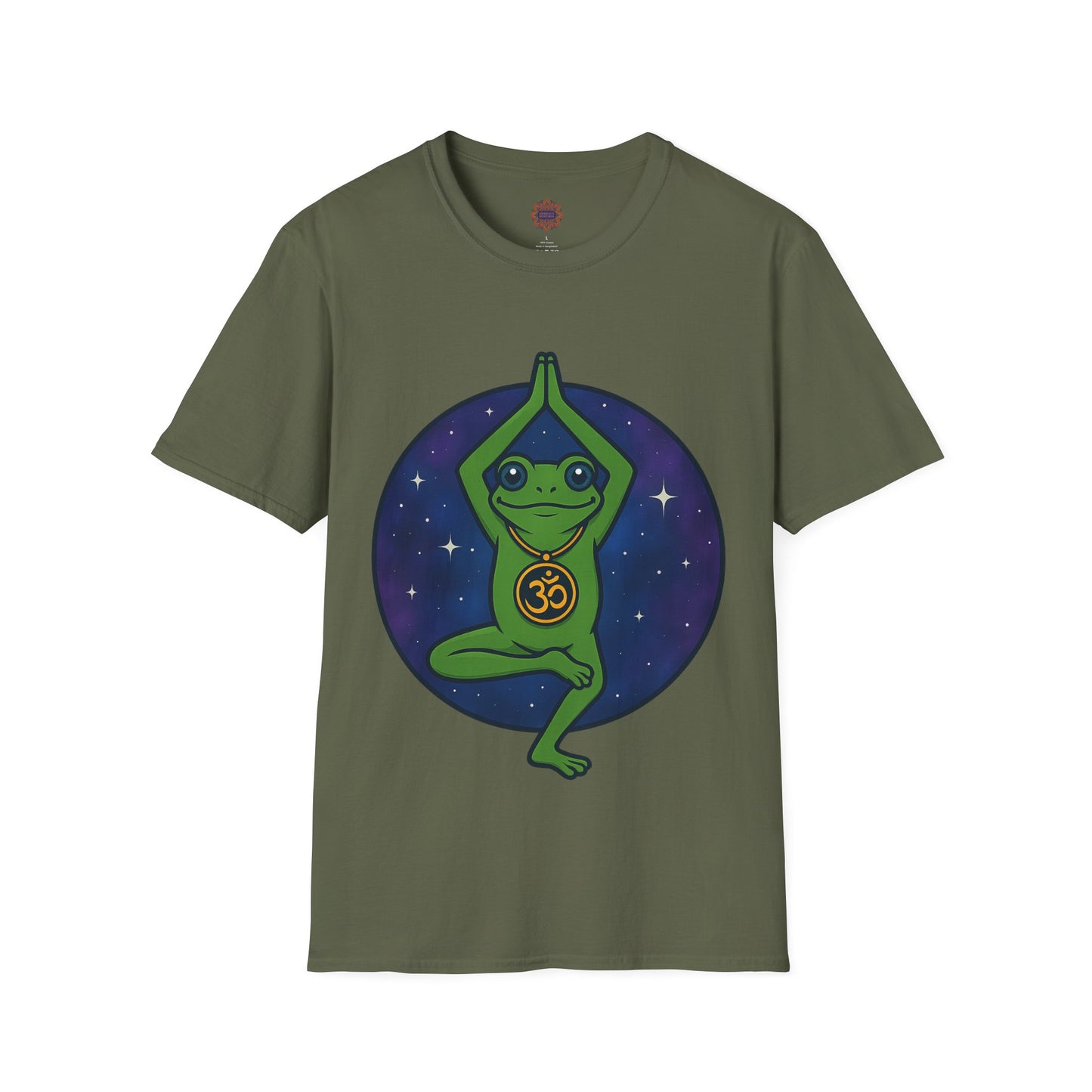 🧘‍♂️ Zen Balance Frog Unisex Tee – Cosmic Flow Edition