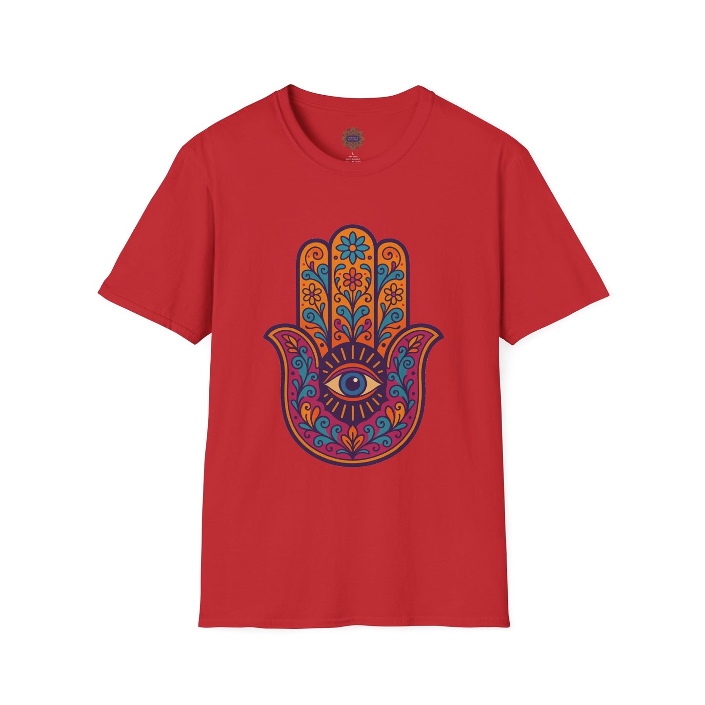 🪬 Hamsa Harmony Unisex Tee – Protection & Peace Edition
