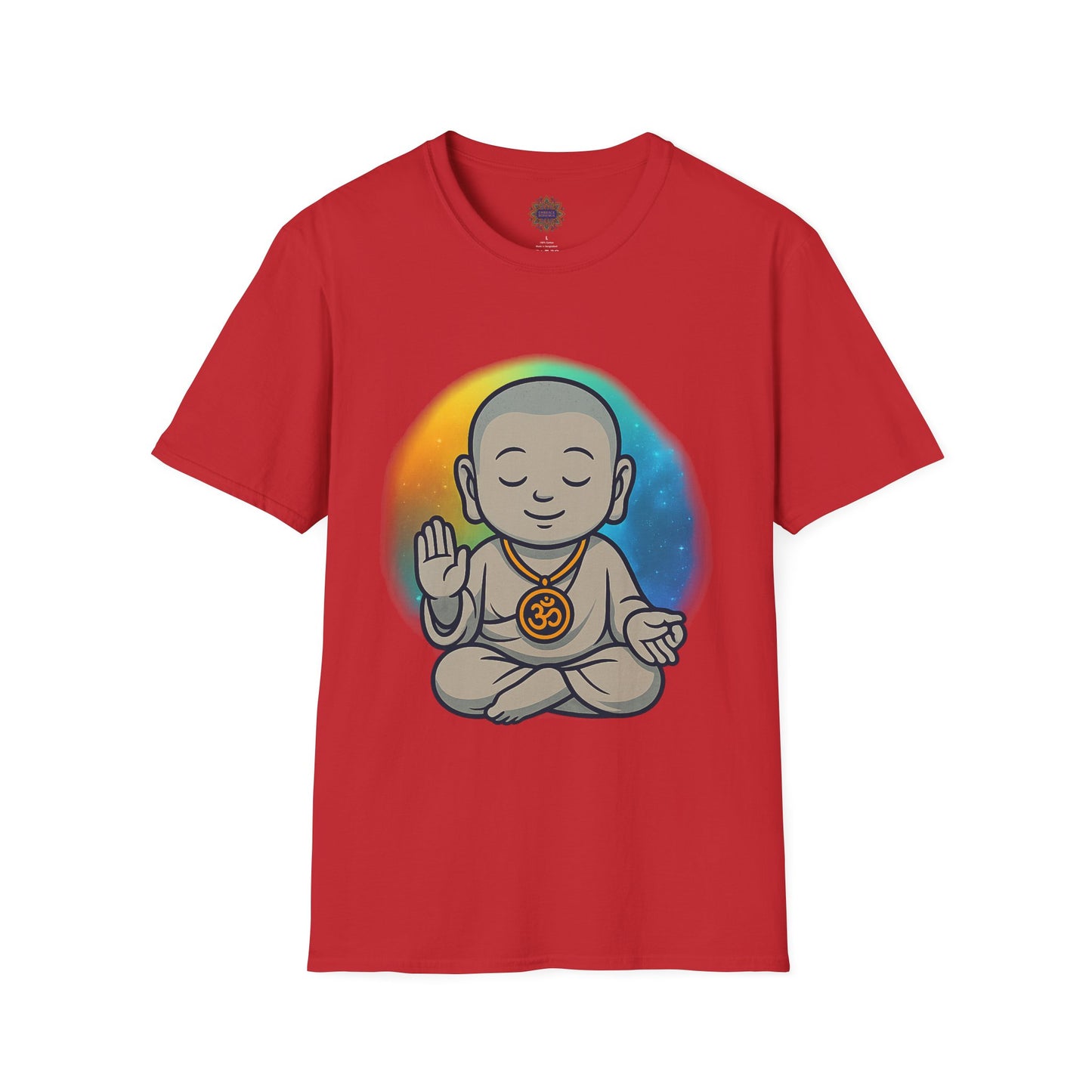 🕉️ Peaceful Monk Unisex Tee – Aura of Calm Edition