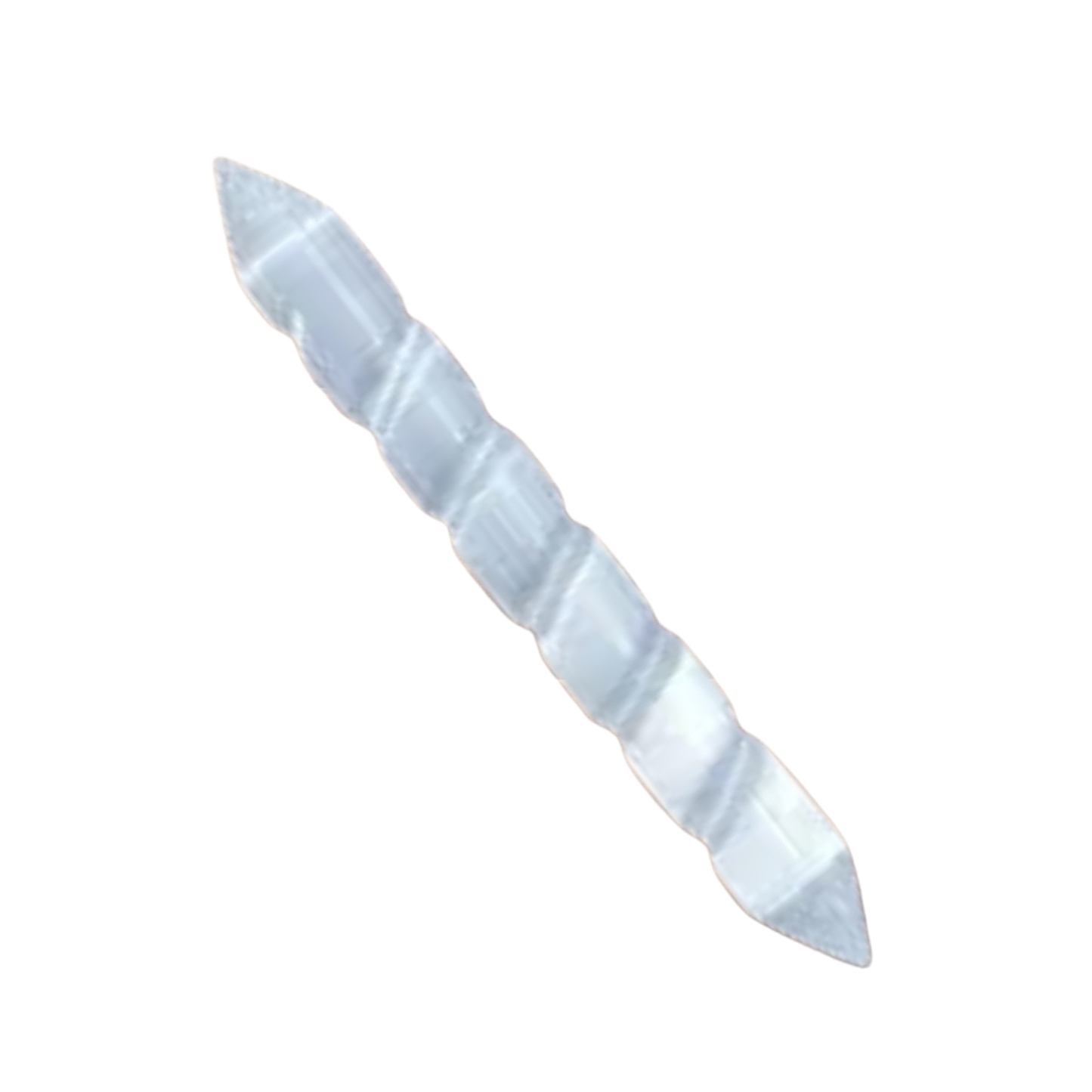 Selenite Spiral Double Terminated Wand