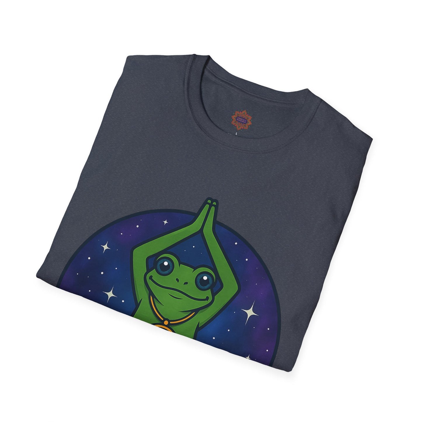 🧘‍♂️ Zen Balance Frog Unisex Tee – Cosmic Flow Edition