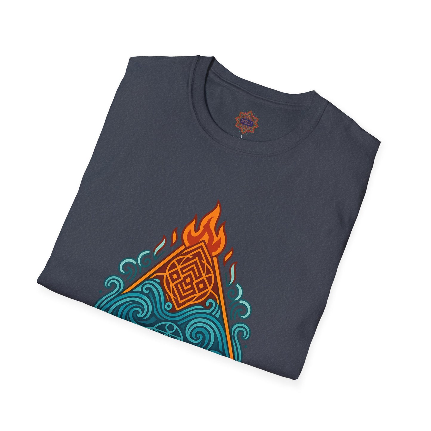 🔥🌊 Elemental Balance Unisex Tee – Fire & Flow Edition
