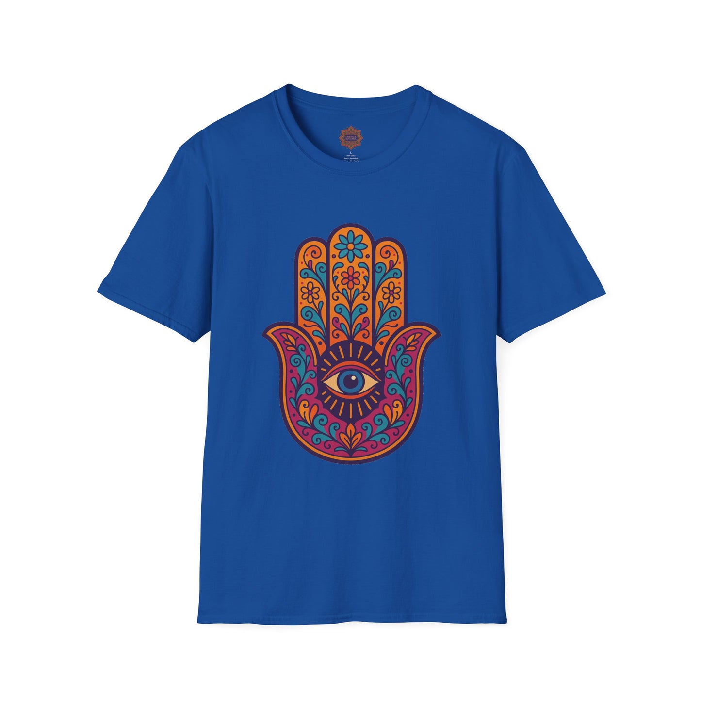 🪬 Hamsa Harmony Unisex Tee – Protection & Peace Edition