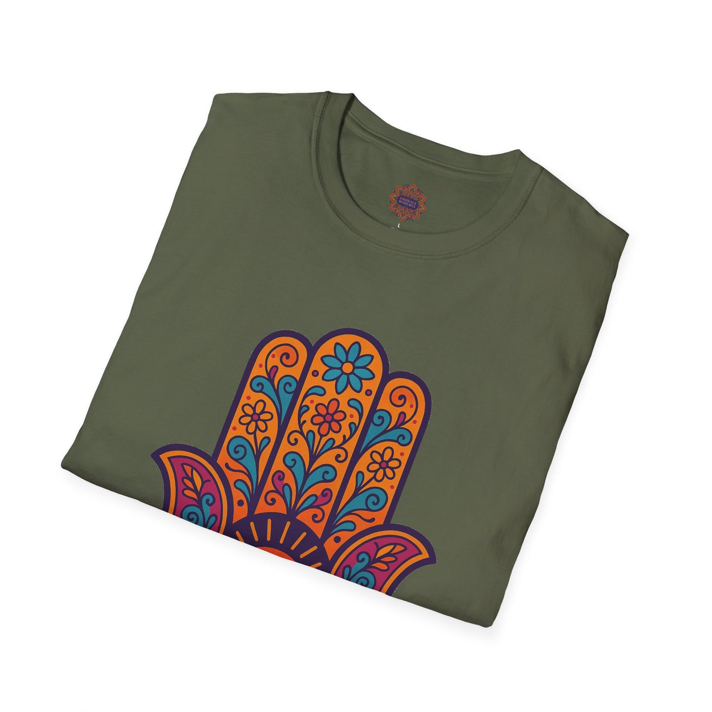 🪬 Hamsa Harmony Unisex Tee – Protection & Peace Edition