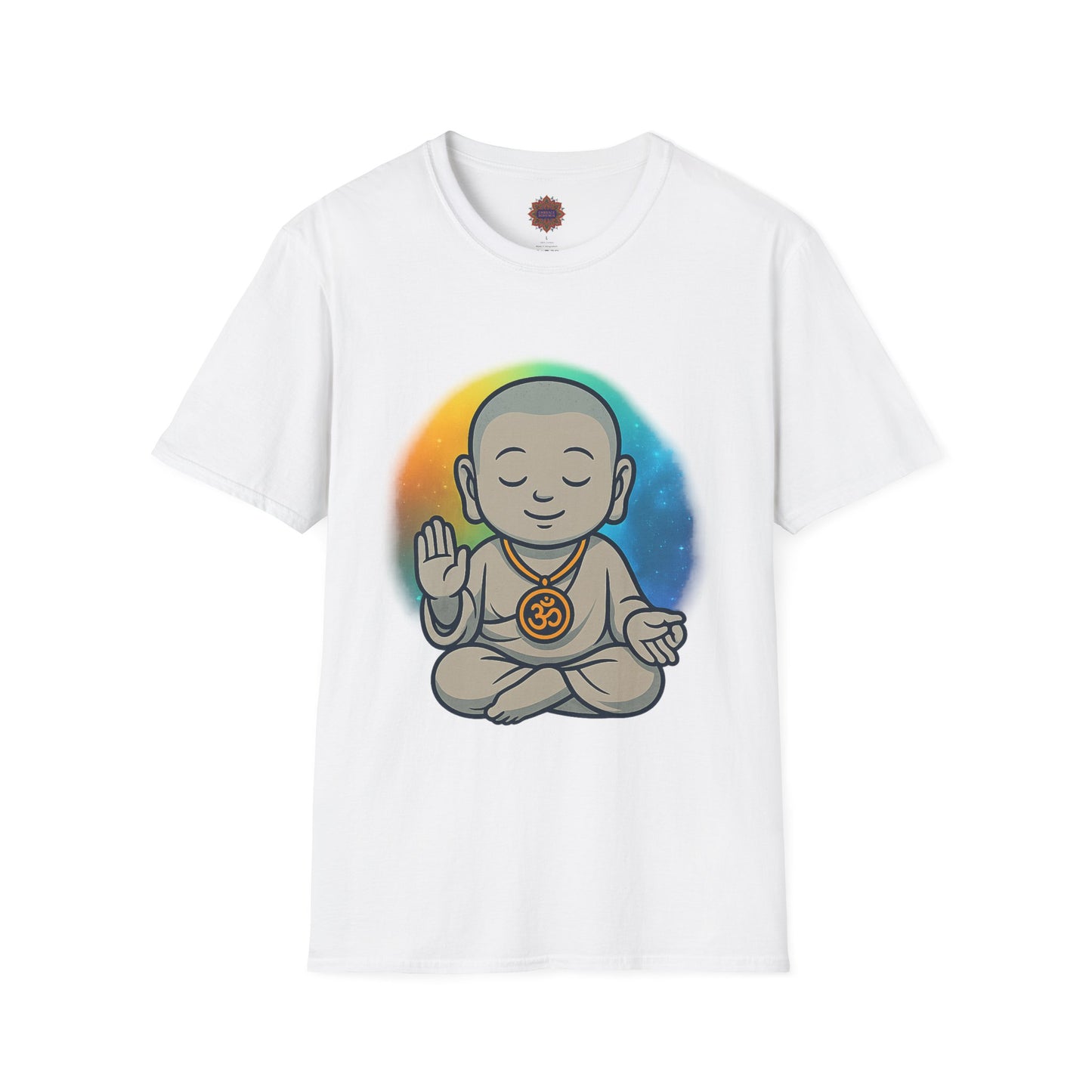 🕉️ Peaceful Monk Unisex Tee – Aura of Calm Edition