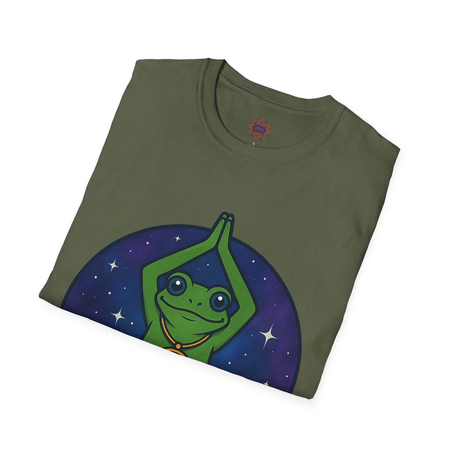 🧘‍♂️ Zen Balance Frog Unisex Tee – Cosmic Flow Edition