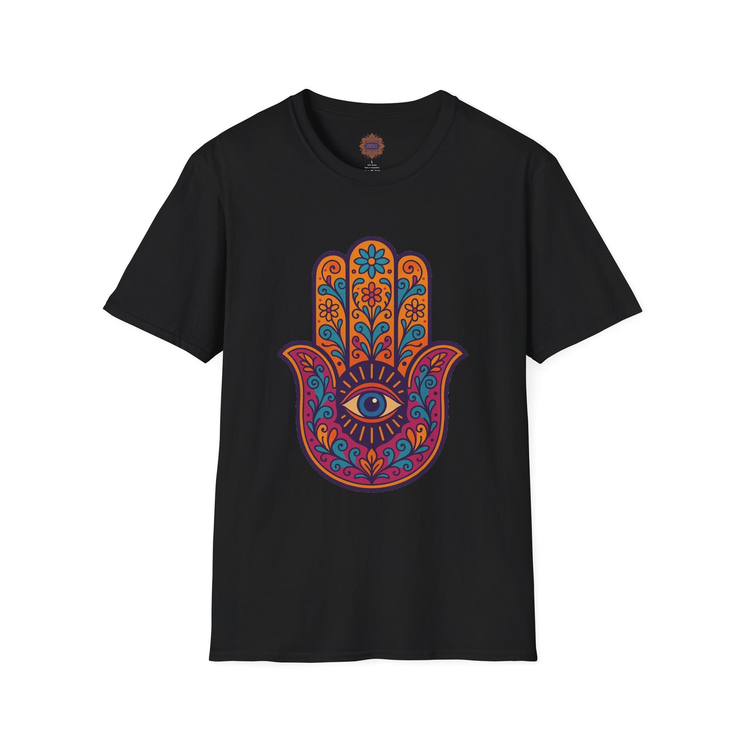 🪬 Hamsa Harmony Unisex Tee – Protection & Peace Edition