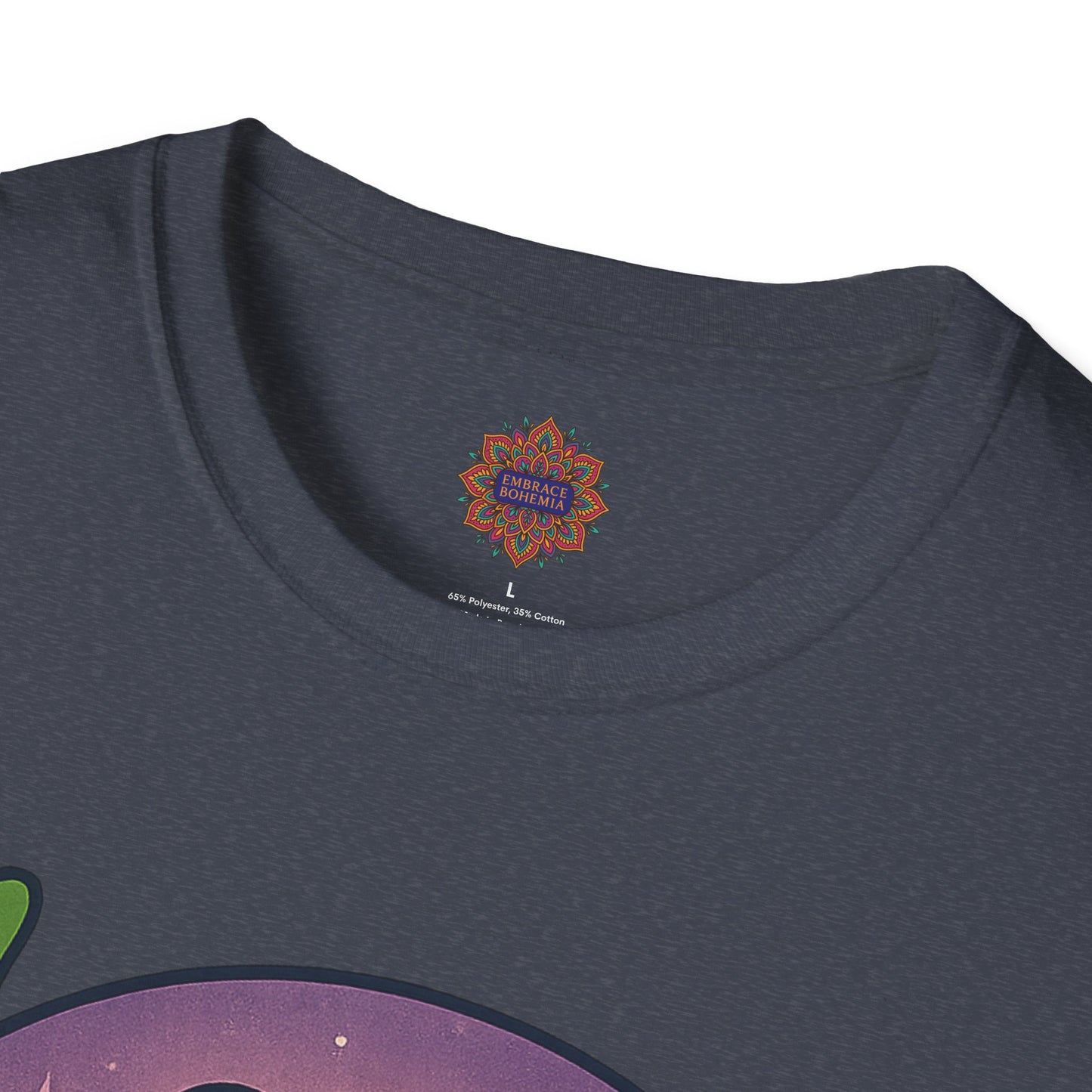 💜 Amethyst Lotus Frog Unisex Tee – Vibration of Peace Edition