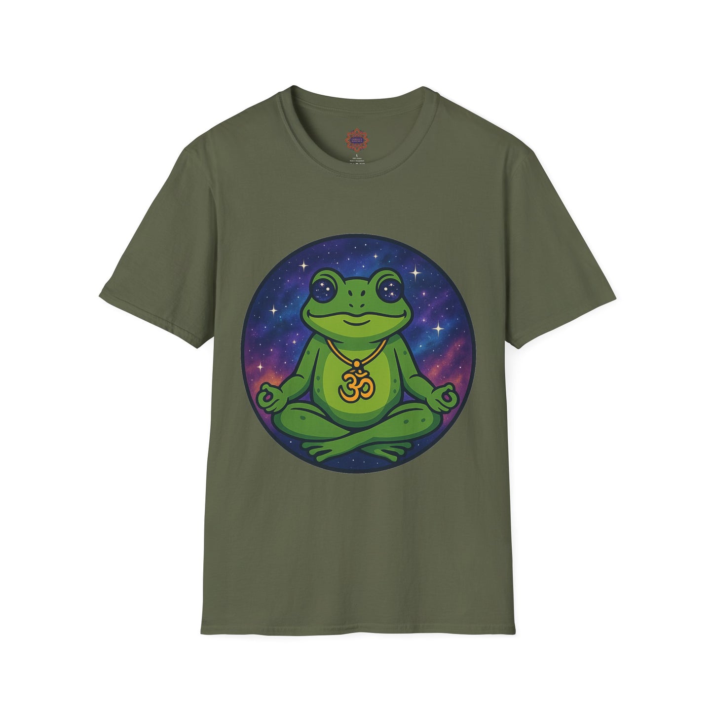 🧘‍♂️Enlightened Frog Unisex Tee – Cosmic Serenity Edition