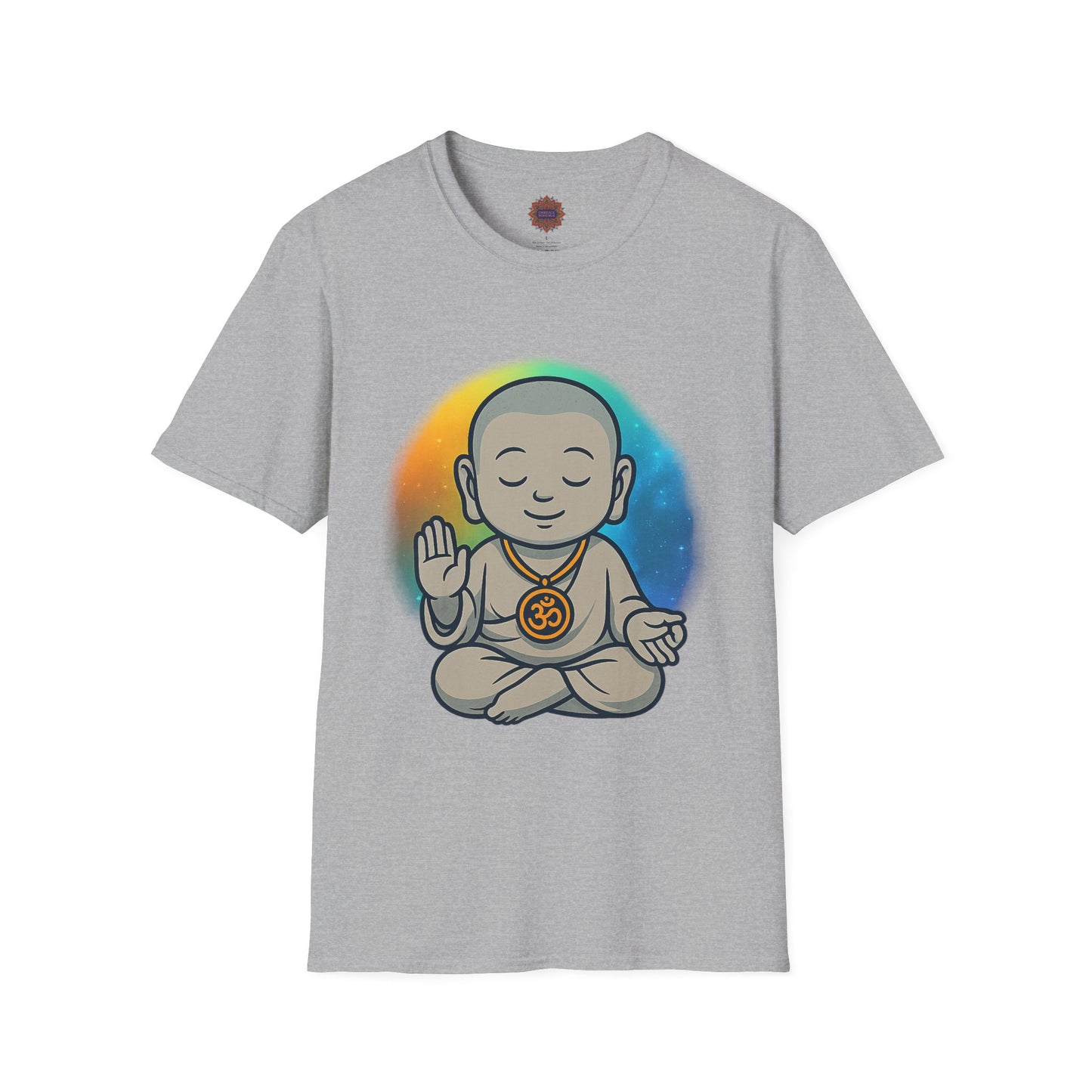🕉️ Peaceful Monk Unisex Tee – Aura of Calm Edition
