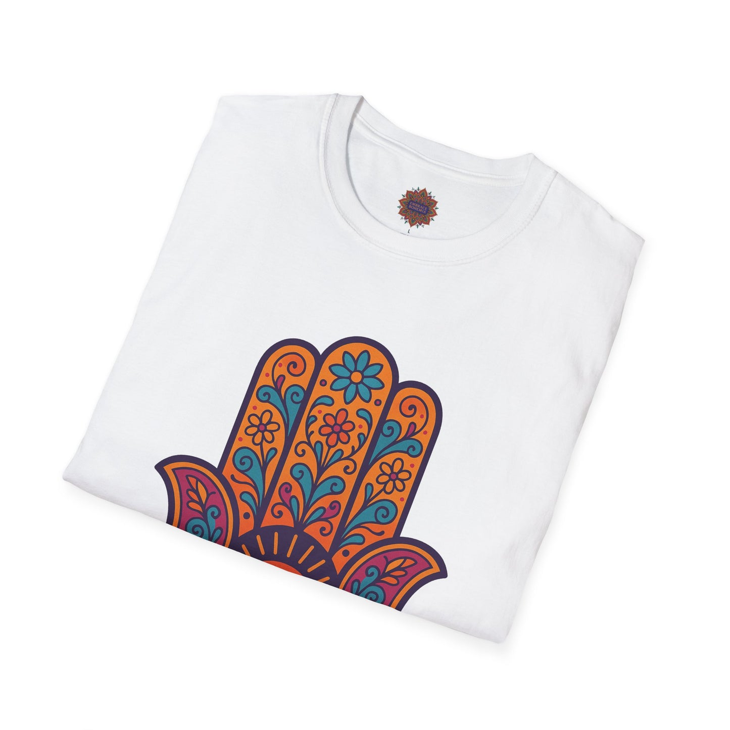 🪬 Hamsa Harmony Unisex Tee – Protection & Peace Edition