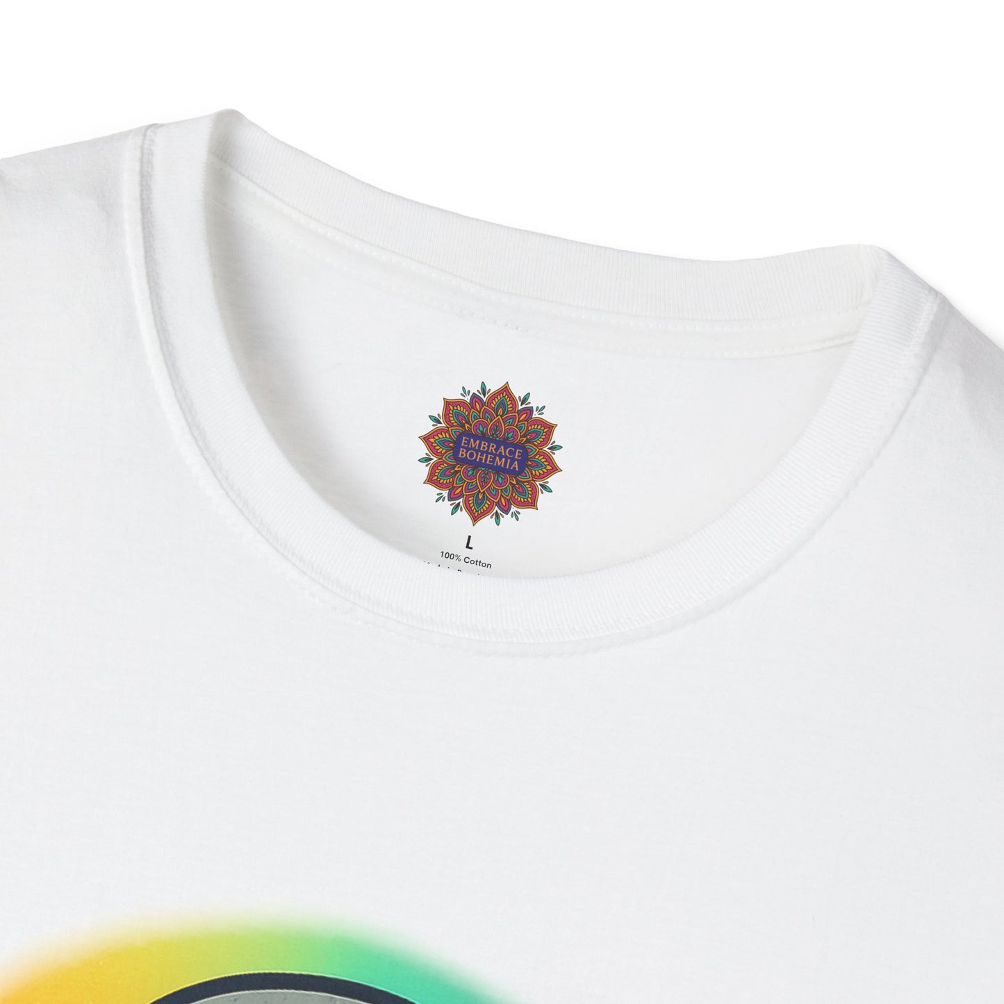🕉️ Peaceful Monk Unisex Tee – Aura of Calm Edition