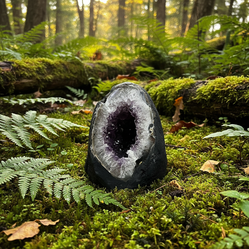 Amethyst Geode 977g-Embrace Bohemia 