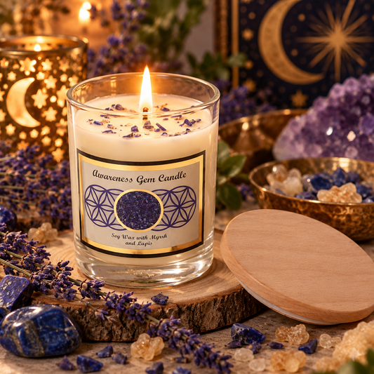 Awareness Lapis Soy Glass Jar Candle 255g
