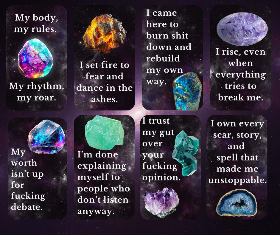 Badass Bitch Affirmation Deck