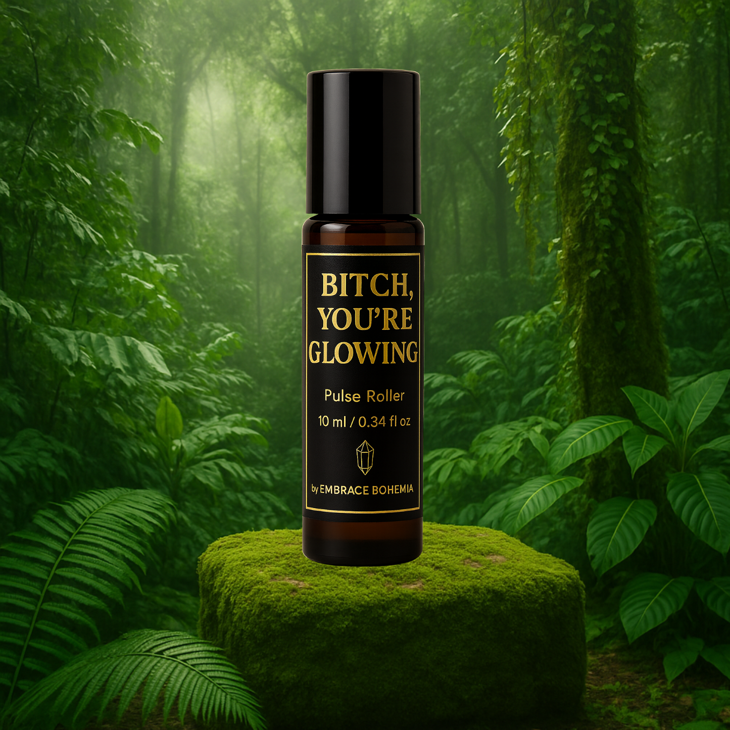 Bitch You're Glowing Aromatherapy Pulse Roller 10ml