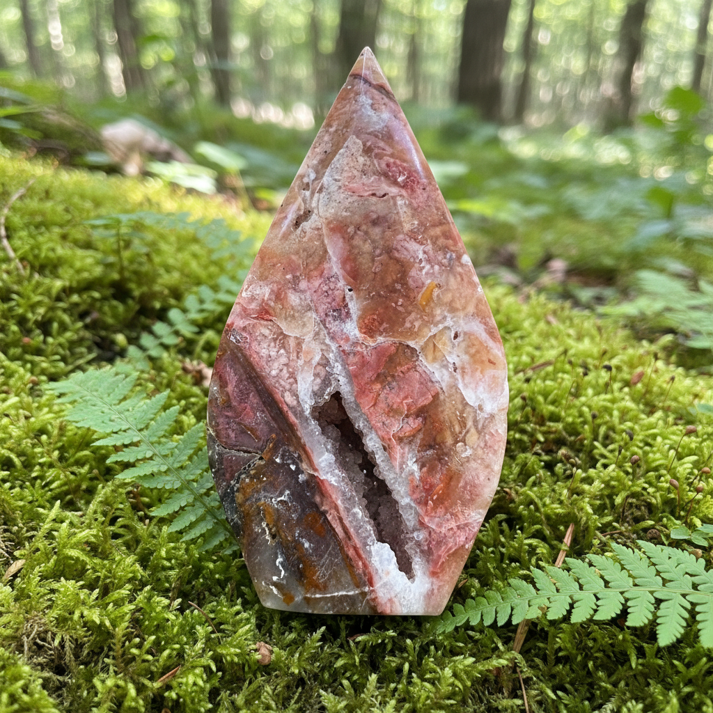 Candy Agate Flame 191g-Embrace Bohemia 
