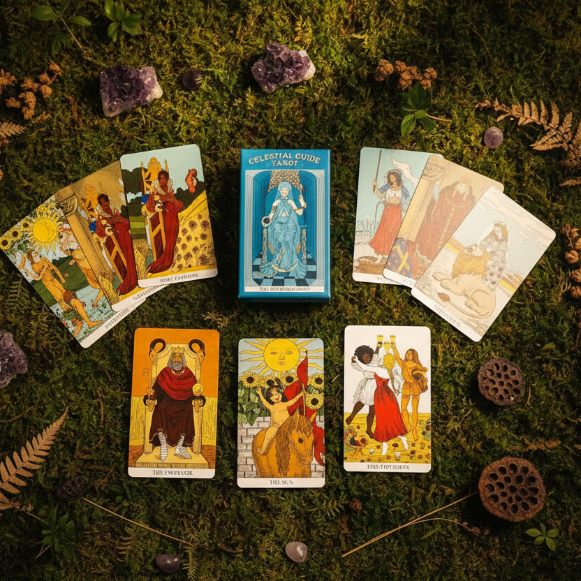 Celestial Guide Tarot - Deck of 78 Cards-Embrace Bohemia 1