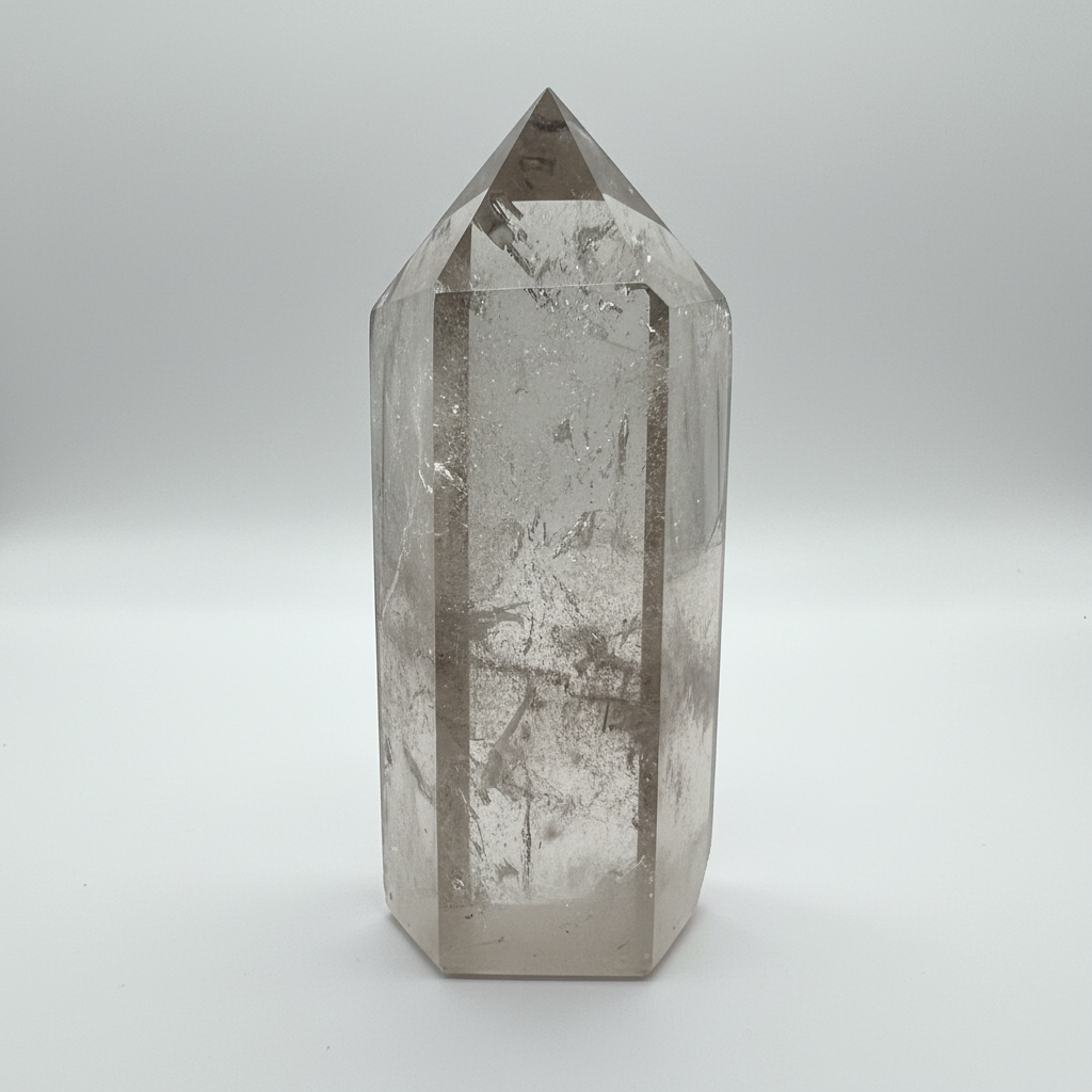 Clear Quartz Generator | Natural Rainbows | 315g-Embrace Bohemia 3