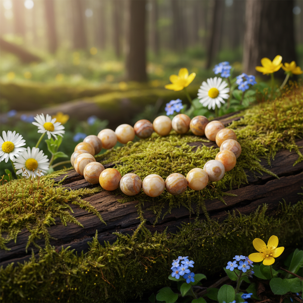 Crazy Lace Agate – Joyful Energy Bracelet-Embrace Bohemia 