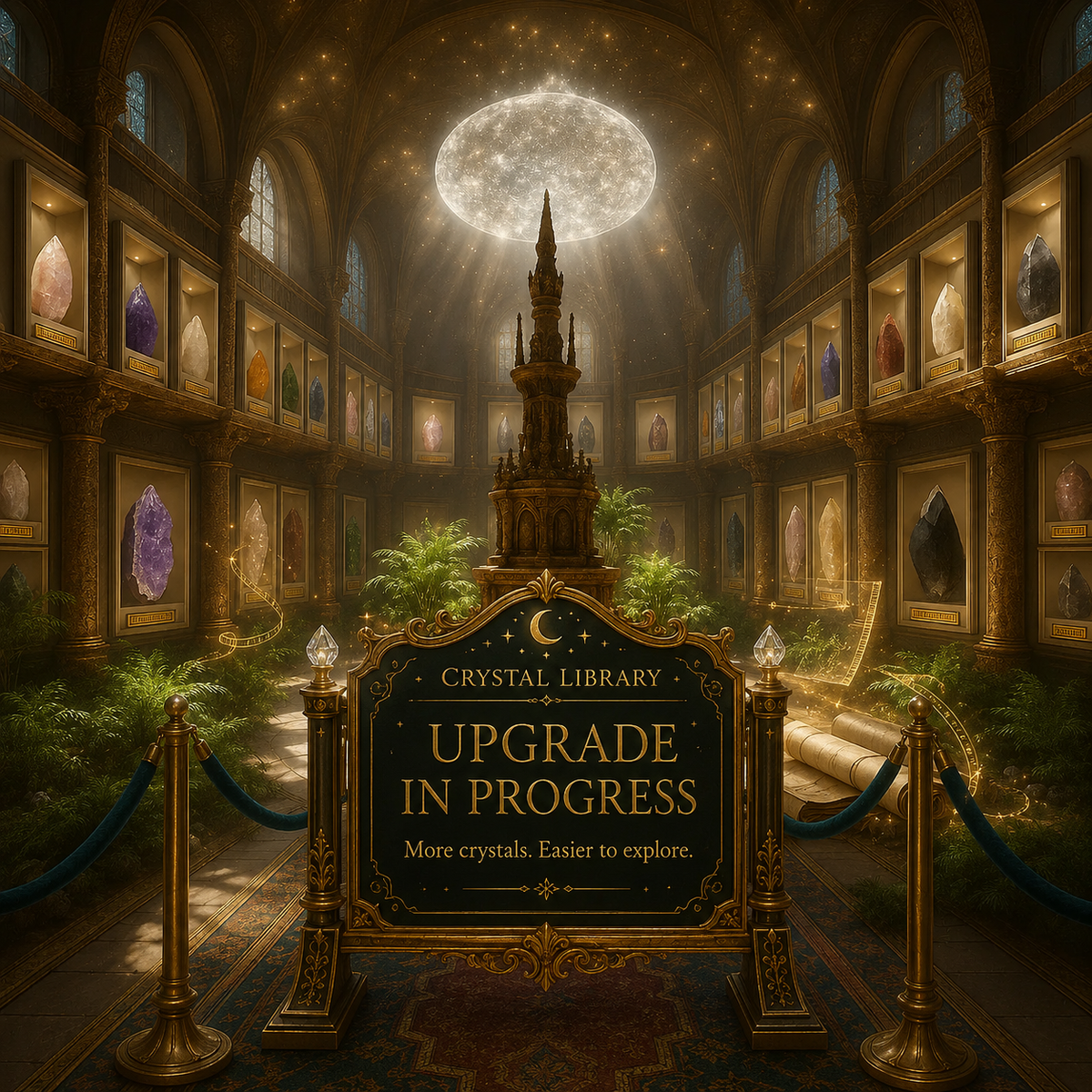 Crystal Library Upgrade-Embrace Bohemia 
