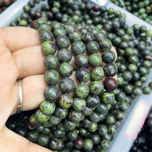 ✨ Dragon Blood Jasper – Courage & Vitality Bracelet
