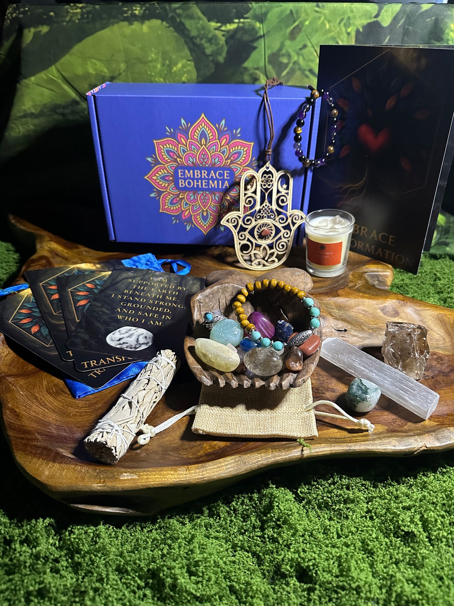 Embrace Bohemia-Embrace Transformation Box 1 Contents