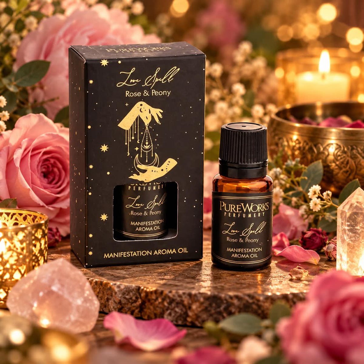 Esoteric Collection Aroma Oil LOVE SPELL Rose & Peony 10ml Manifestation Oil