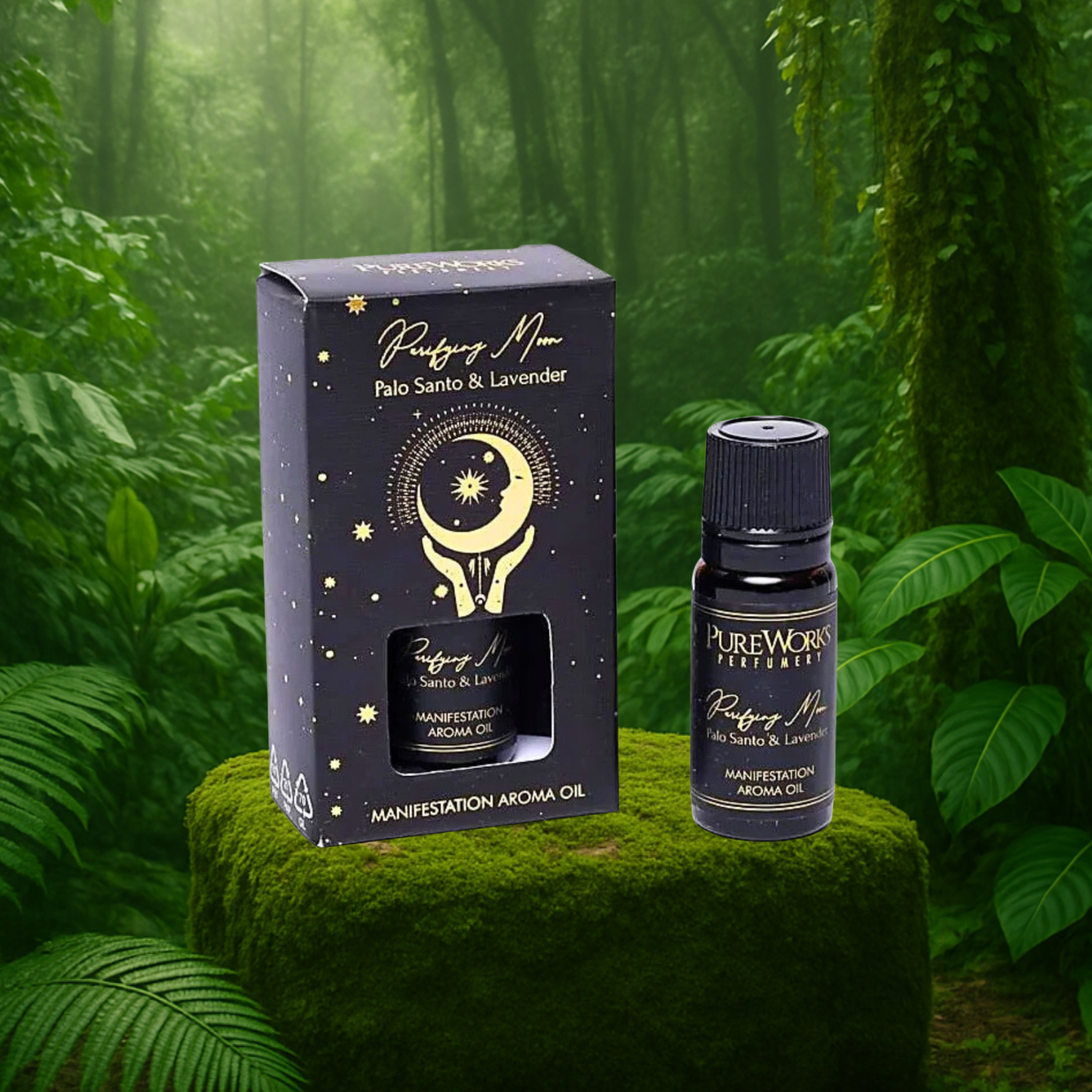 Esoteric Collection Aroma Oil PURIFYING MOON Palo Santo & Lavender 10ml Manifestation Oil