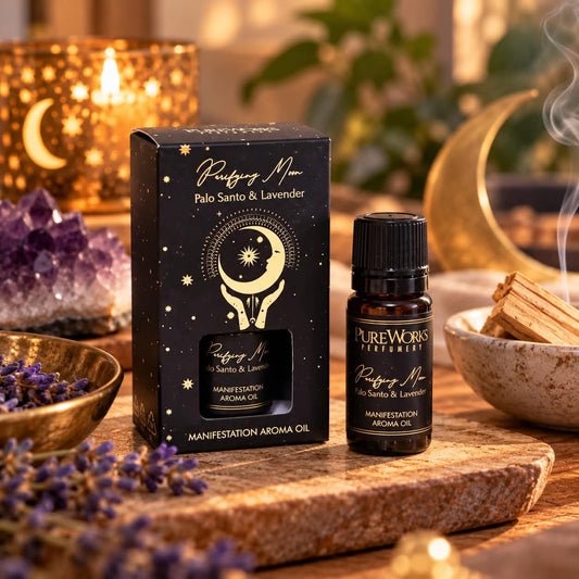 Esoteric Collection Aroma Oil PURIFYING MOON Palo Santo & Lavender 10ml Manifestation Oil