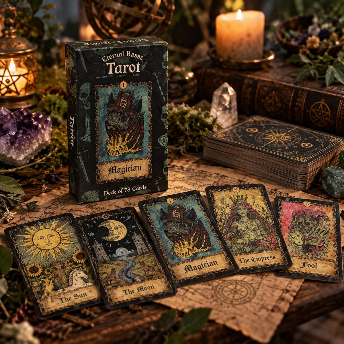 Eternal Bones Tarot - Deck of 78 Cards