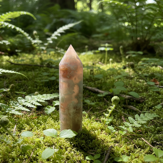 Flower Agate Tower 262g-Embrace Bohemia 