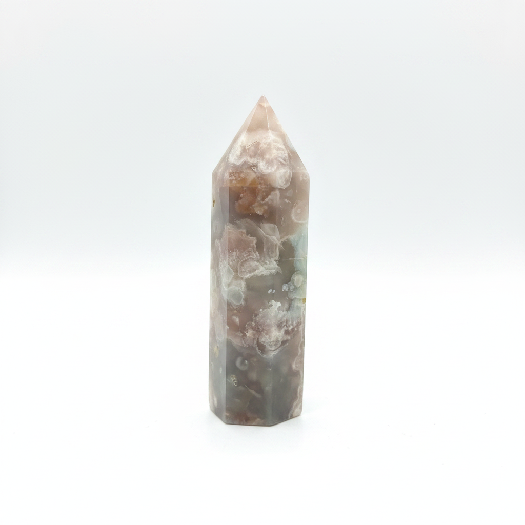 Flower Agate Tower 262g-Embrace Bohemia 1