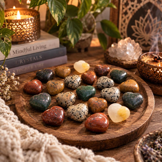 Heart's Embrace | Intuitively Chosen Crystal Heart