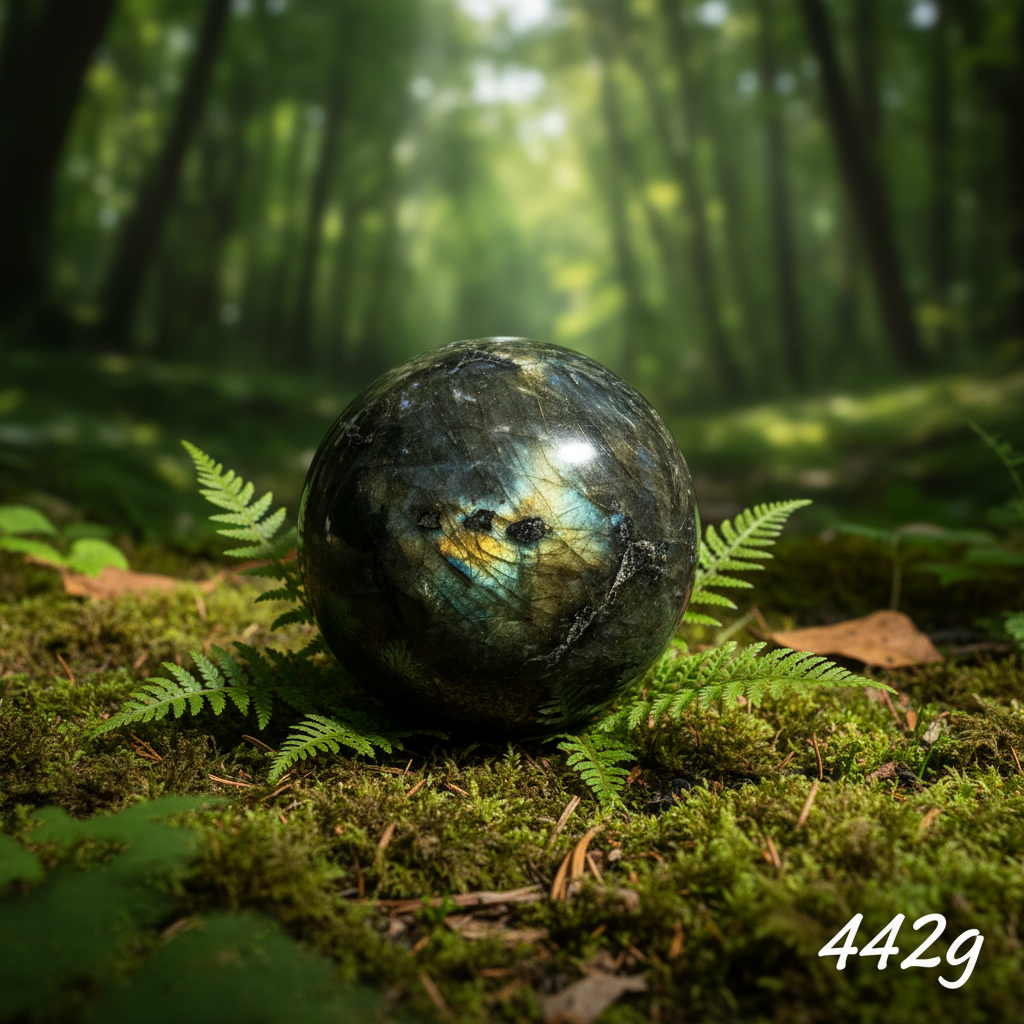 Labradorite Sphere 442g-Embrace Bohemia 