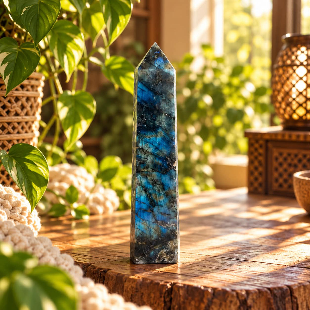 Labradorite Tower 528g