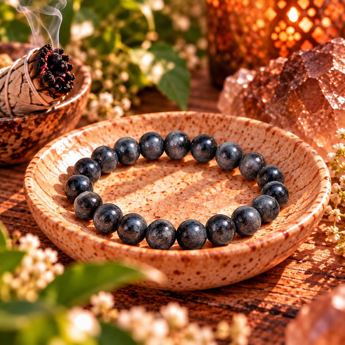 Larvikite – Protective Grounding Bracelet