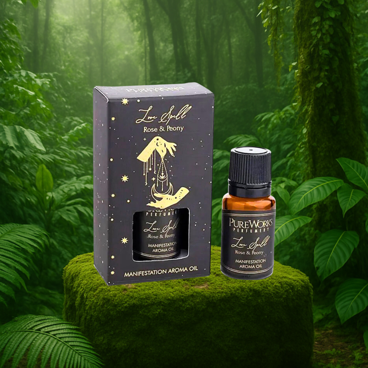 Aryya Bamboo Diffuser + 6 Esoteric Essential Oil Blends Bundle