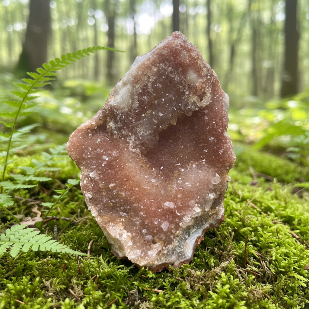 Moroccan Amethyst Raw Cluster 196g-Embrace Bohemia 