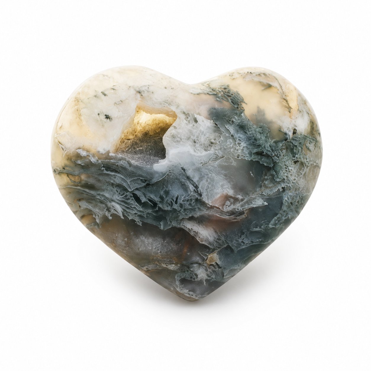 Moss_Agate_Heart_102g-Embrace_Bohemia 1