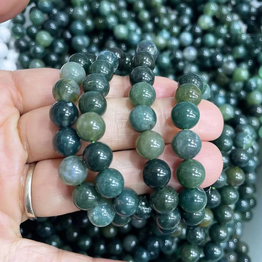 Moss Agate – Nature's Abundance Bracelet-Embrace Bohemia 1