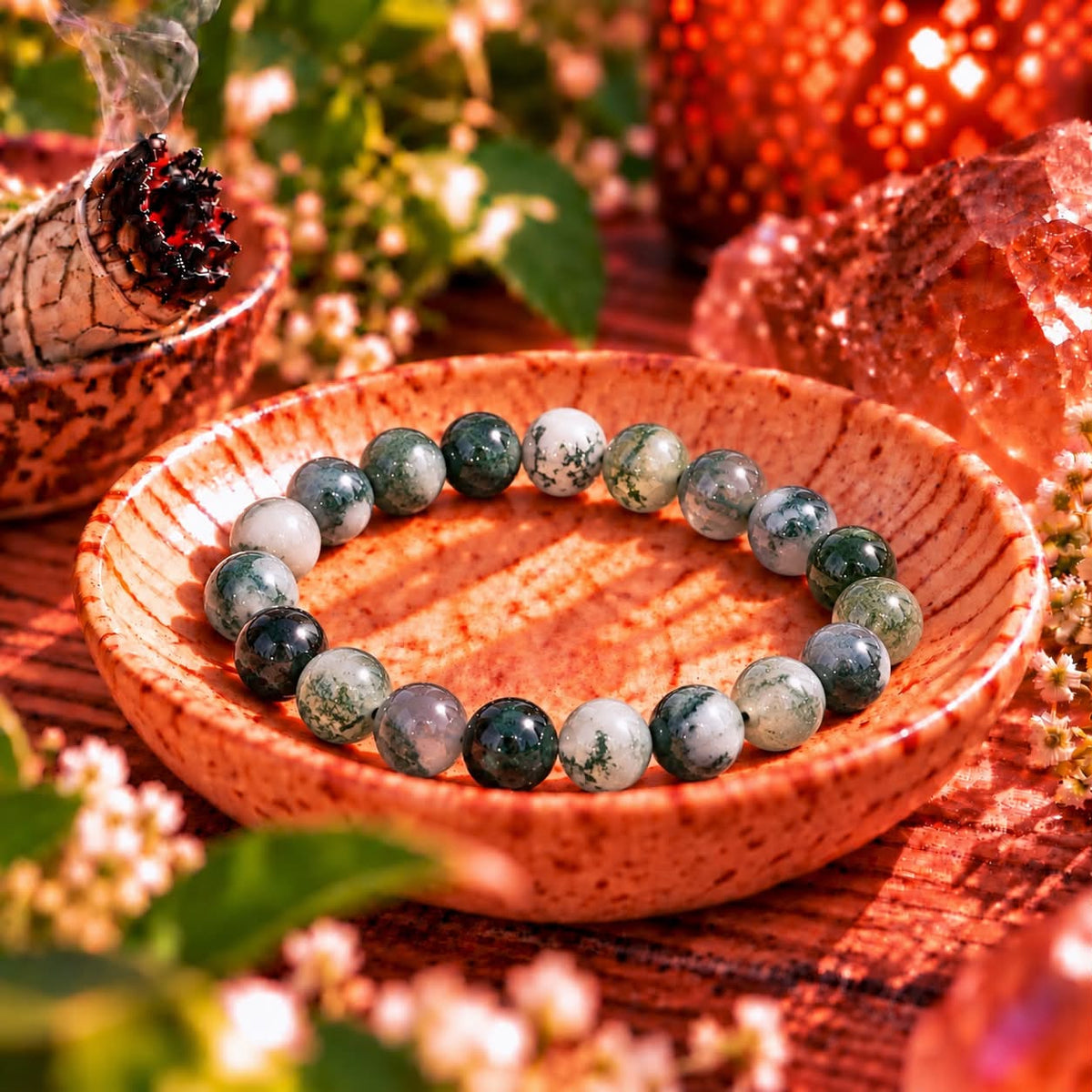 Moss Agate – Nature's Abundance Bracelet