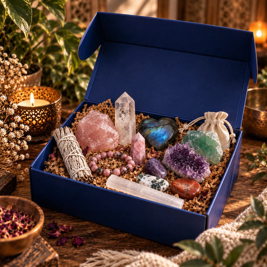 Mystery Crystal Gift Box - Curated Spiritual Treasures