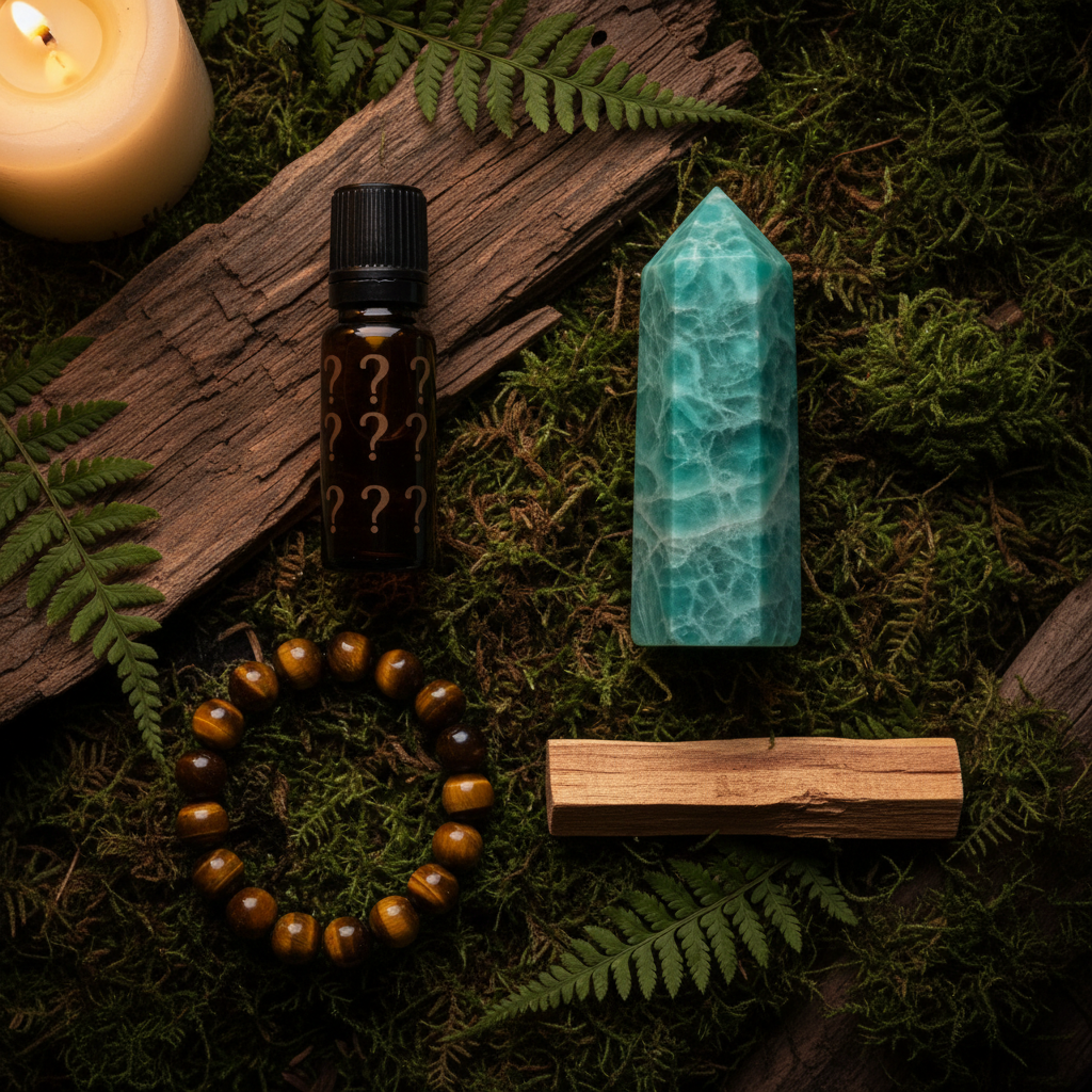 Mystery Seeker Box – Crystal Tower, Bracelet & Ritual Roller-Embrace Bohemia