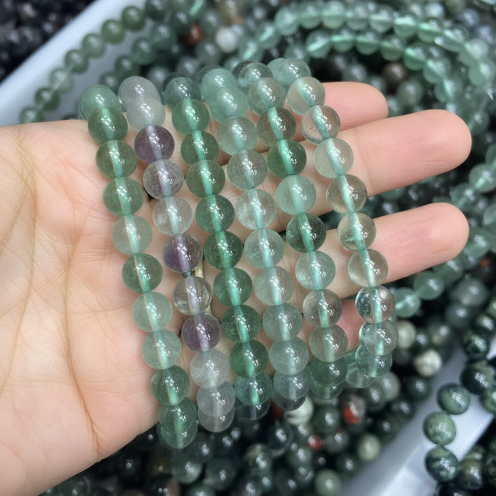 Rainbow Fluorite – Clarity & Calm Bracelet-Embrace Bohemia